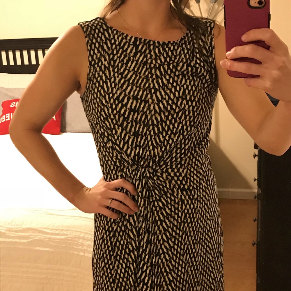 Patterned LOFT dress.